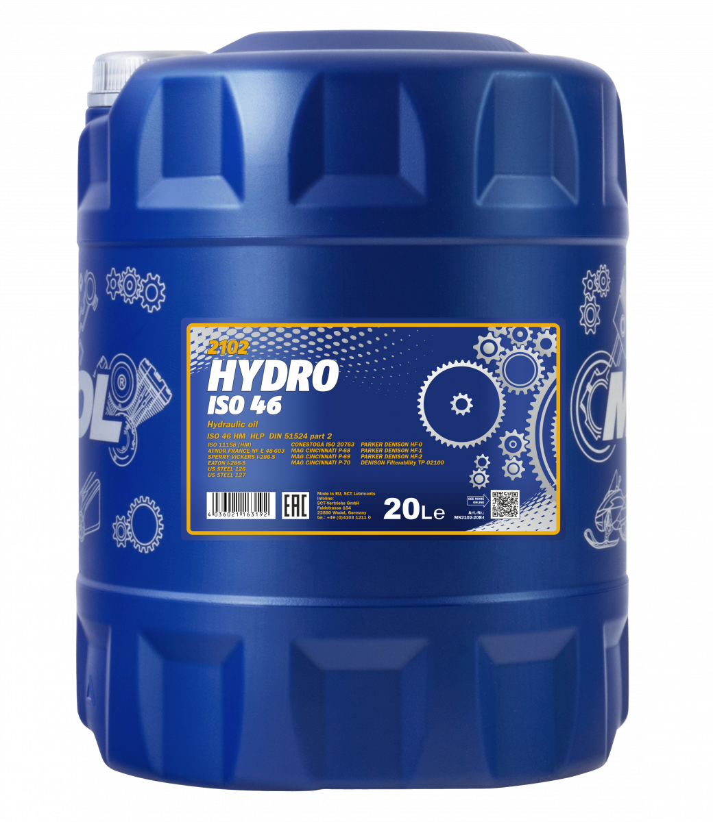 Mannol HYDRO ISO 46 Longlife 20 л
