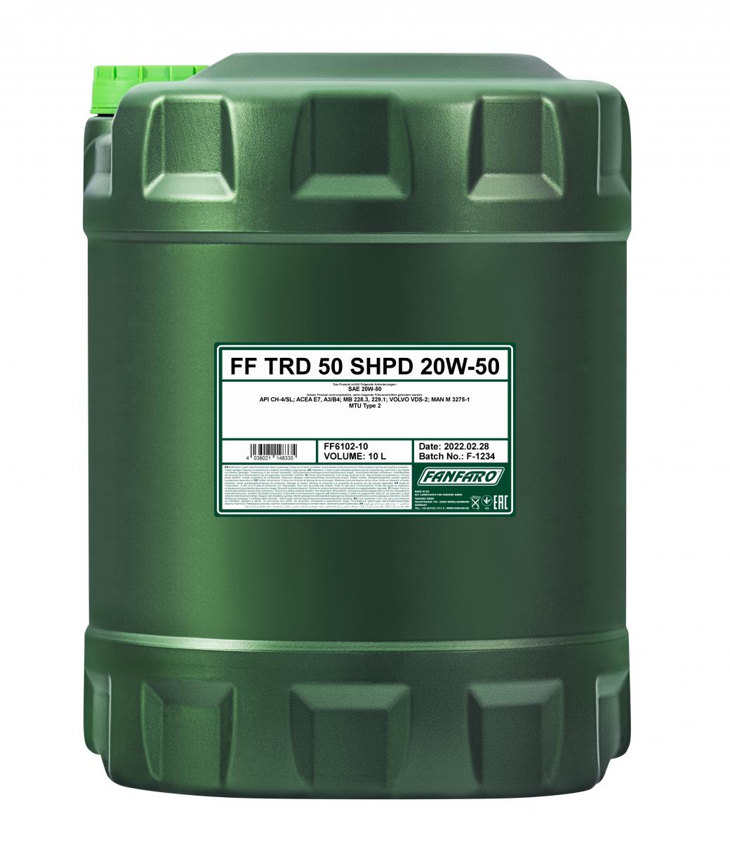 Fanfaro TRD 50 20w50 SHPD 10 л