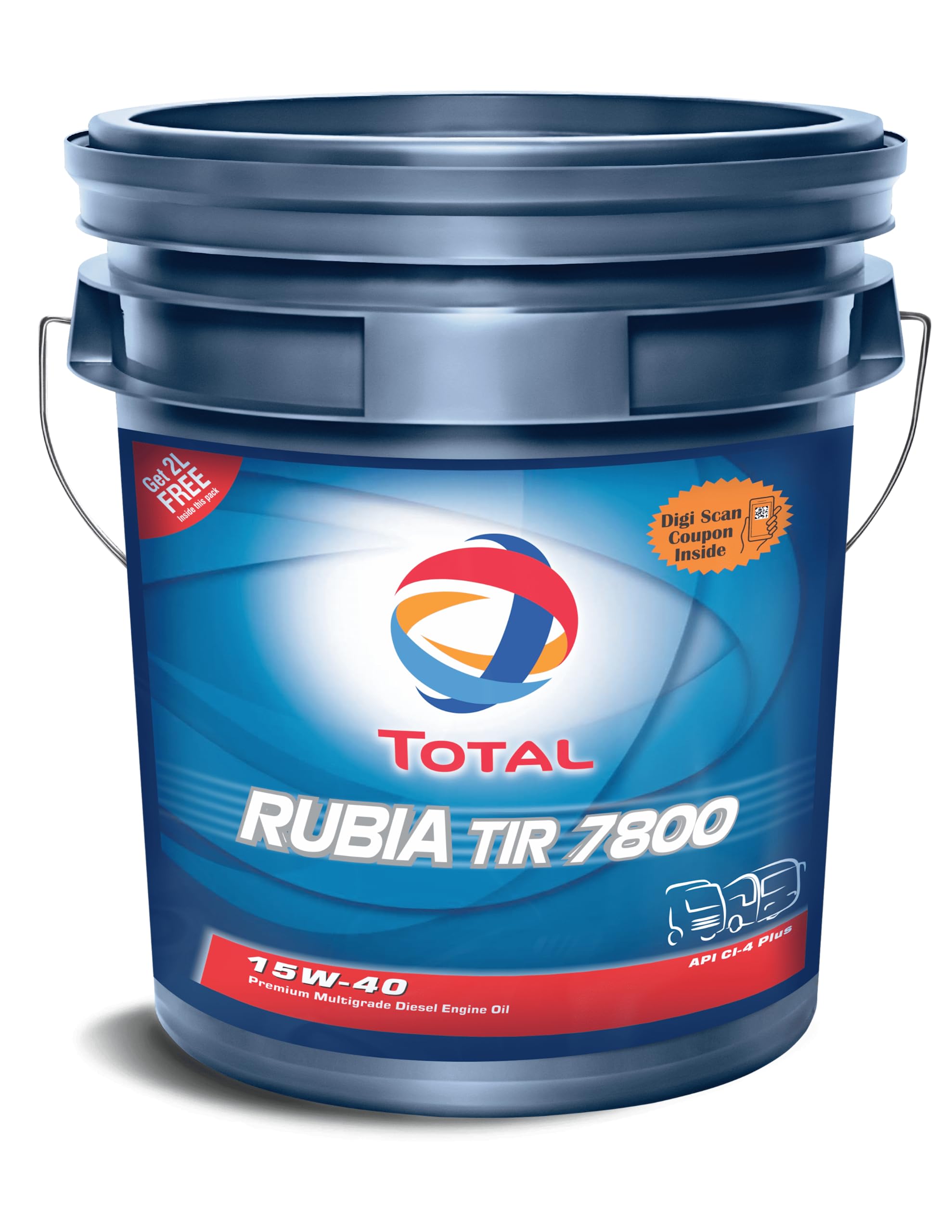 Total RUBIA TIR 7400  15w40 20л