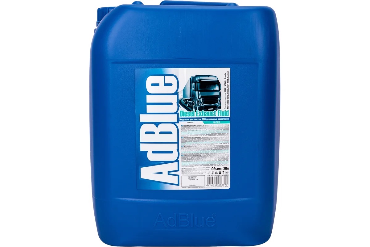 Жидкость для систем SCR диз.двиг. AdBlue Felix, в п/э кан. 20л