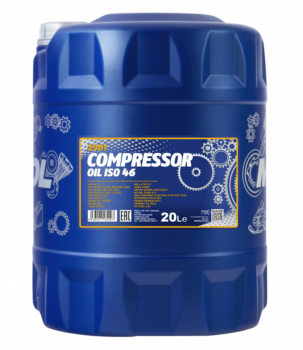 Mannol Compressor Oil ISO 46 10 л