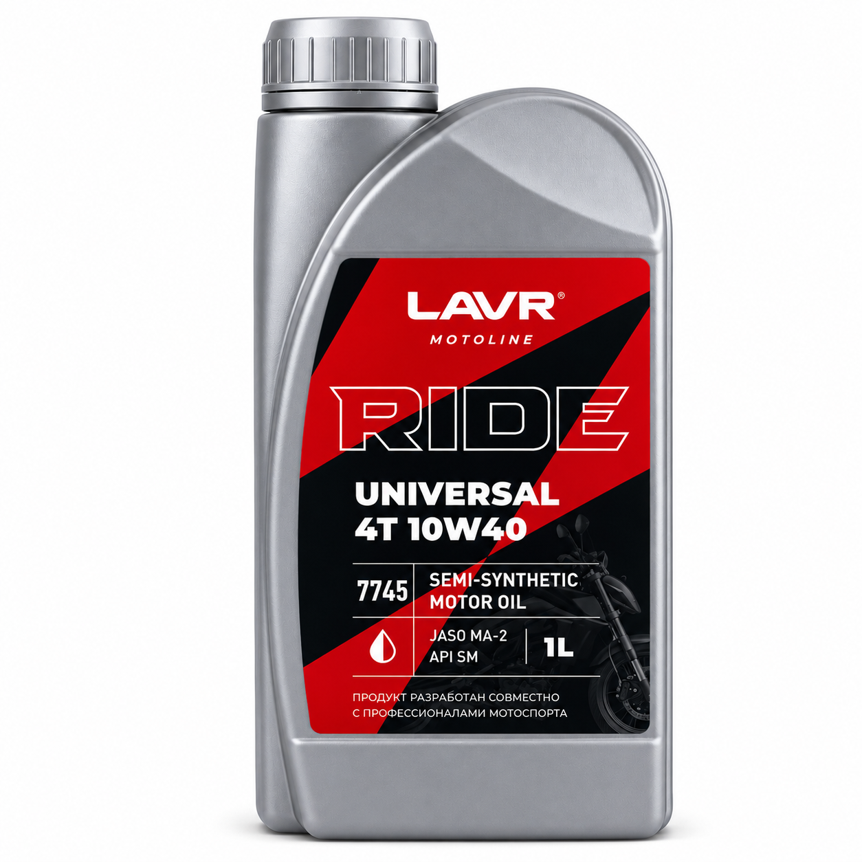LAVR MOTO Ln7745 Моторное масло RIDE UNIVERSAL 4T 10W40 SM 1 л
